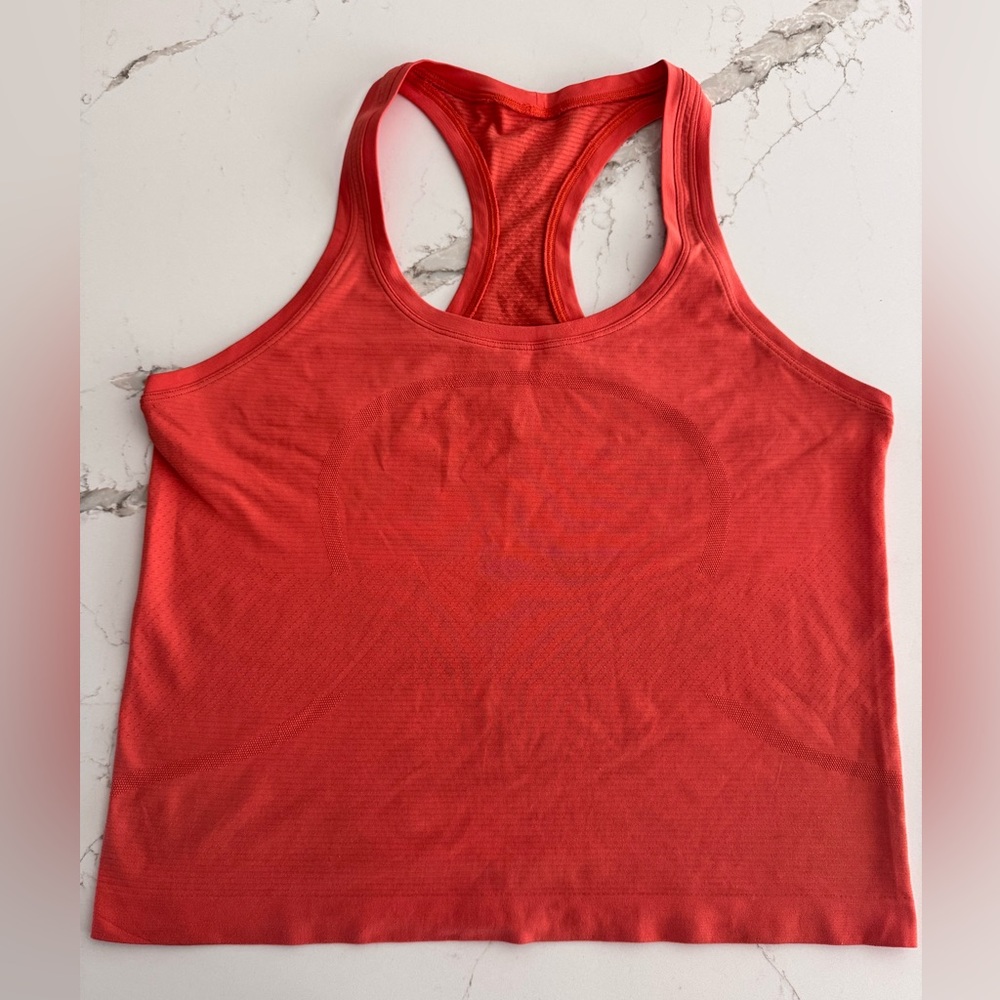 Lululemon Athletica Swiftly Tank 2.0 - Waist Length - Orange